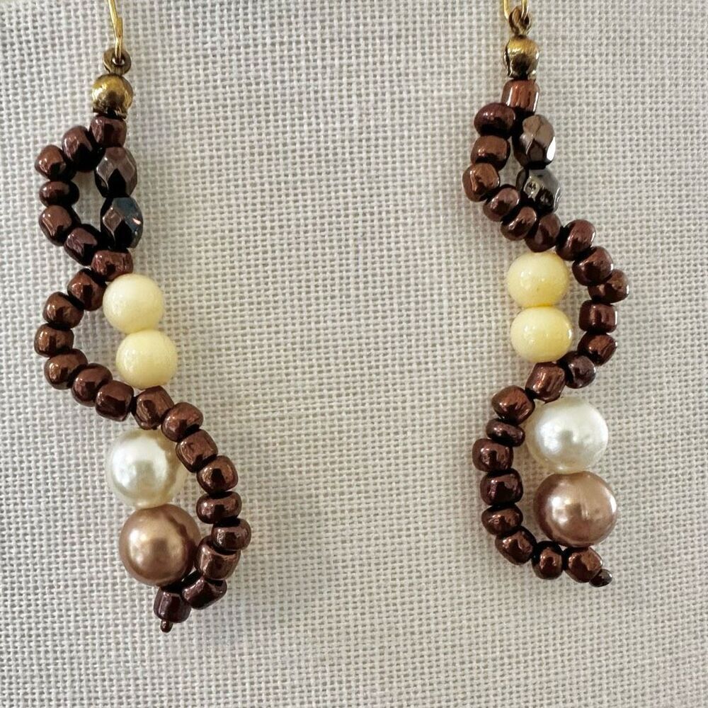 Chicos Nikki faux pearl drop Earrings
